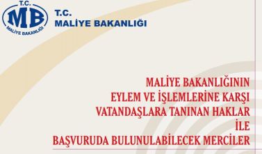 maliye bakanlığının eylem ve işlemlerine karşı vatandaş hakları başvuru mercileri