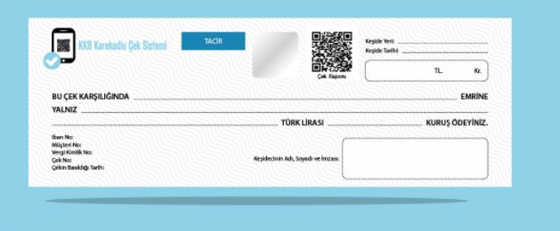 karekodlu çek örneği barkodlu çek