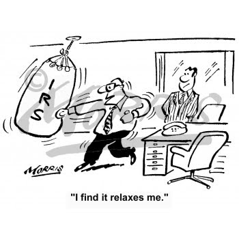 vergi idaresi boks torbası stress atma